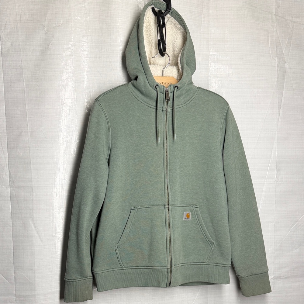Carhartt Sage Green Hooded Jacket